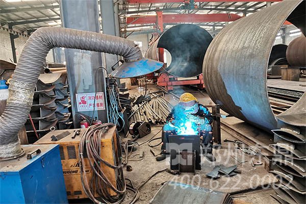 煤泥烘干機生產制造現場